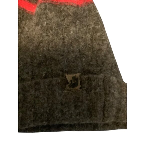 Goorin Bros. Wool Beanie Hat With Red Stripes & Pom Adult One Size - Picture 2 of 6